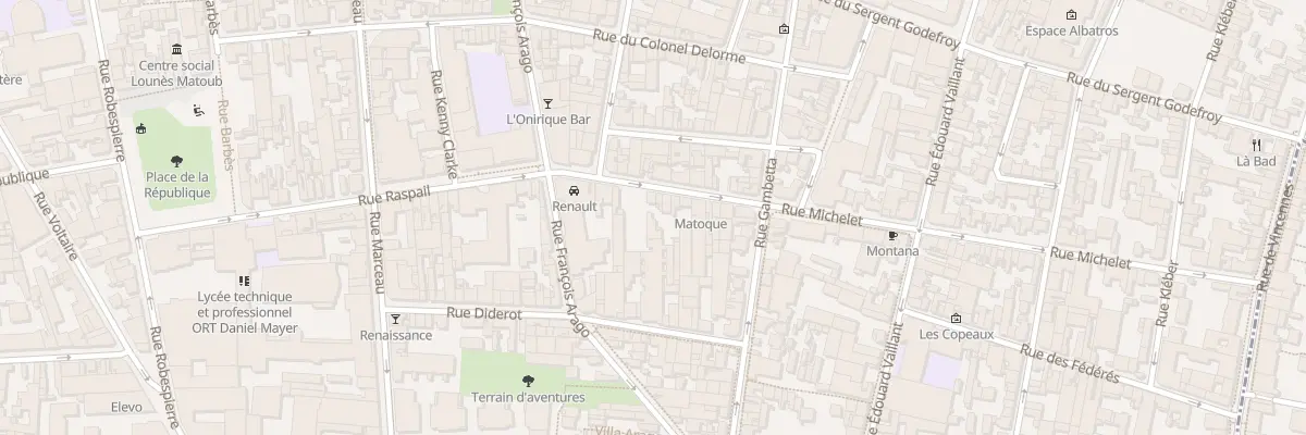 Plan du 79 Rue Michelet à Montreuil