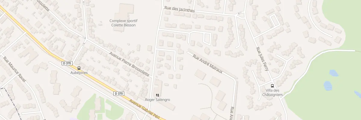 Plan du 9 Rue des Paquerettes à Gonesse