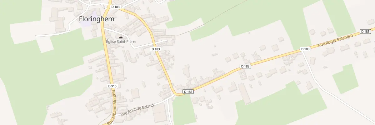 Plan du 41 Rue Roger Salengro à Floringhem