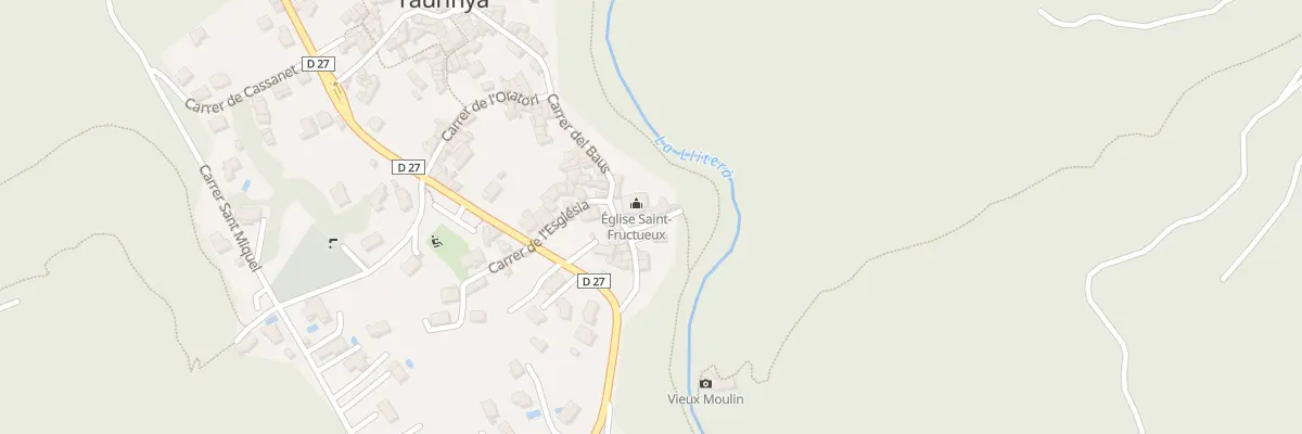 Plan du 43 Le Village à Taurinya