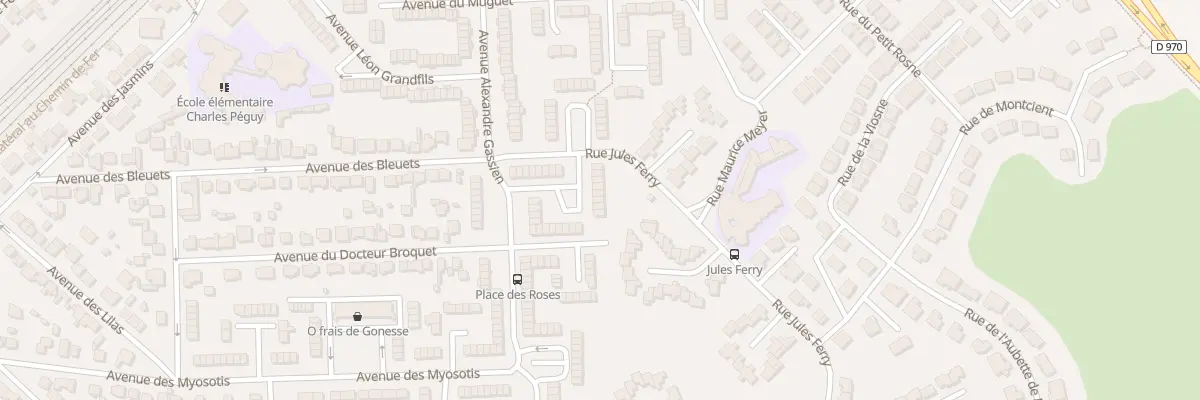 Plan du 27 Av des Violettes à Gonesse