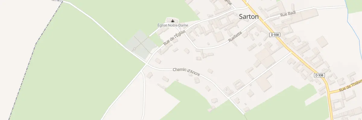 Plan du 8 Che d’Ancre à Sarton