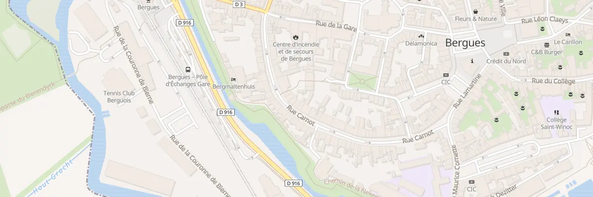 Plan du 28 Rue Carnot à Bergues