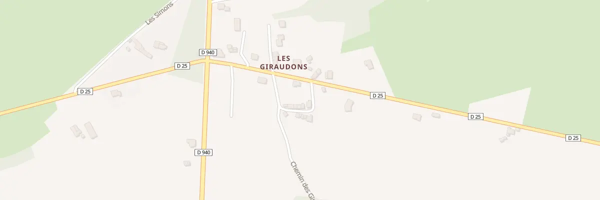 Plan du 185 Les Giraudons à Saint-Palais