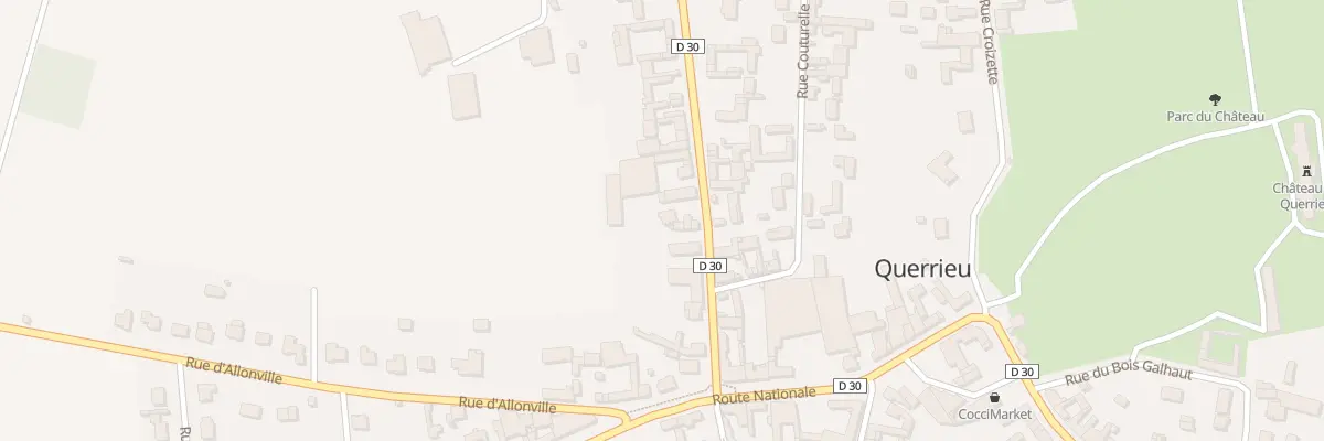 Plan du 9 Rue de la Cavée à Querrieu