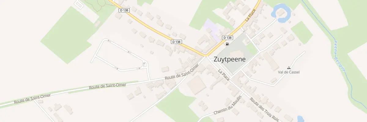 Plan du 48 Rte de Saint - Omer à Zuytpeene