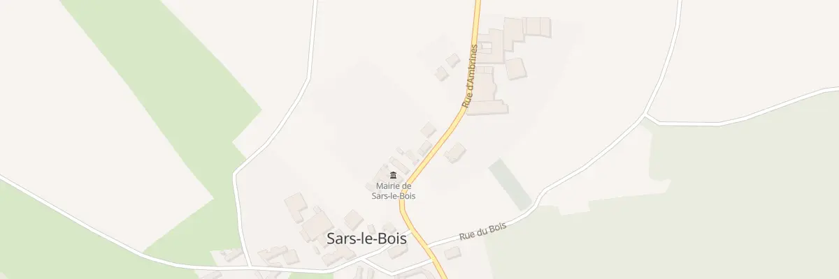 Plan du 105 Rue d’Ambrines à Sars-le-Bois