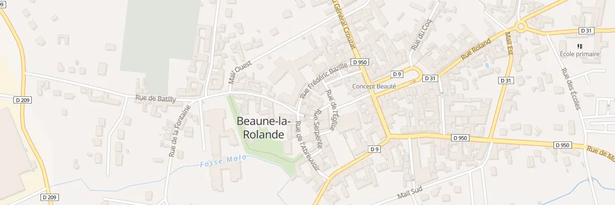 Plan du 5 Rue Frédéric Bazille à Beaune-la-Rolande