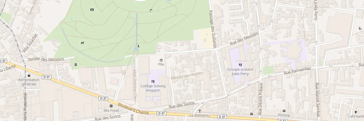 Plan du 41 Rue des Messiers à Montreuil