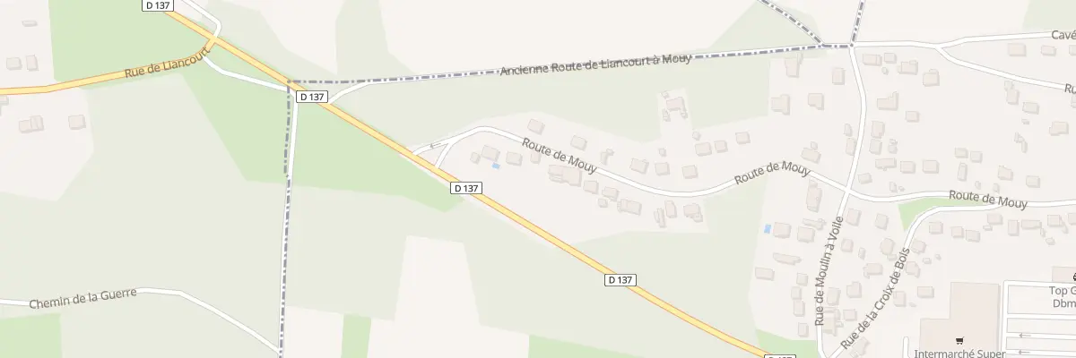Plan du 53B Rte de Mouy à Cauffry
