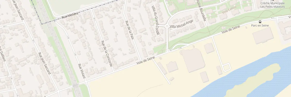 Plan du 6 Rue de la Paix à Villeneuve-le-Roi