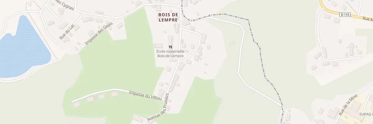 Plan du 13 Rue du Martin Pêcheur à Champagnac