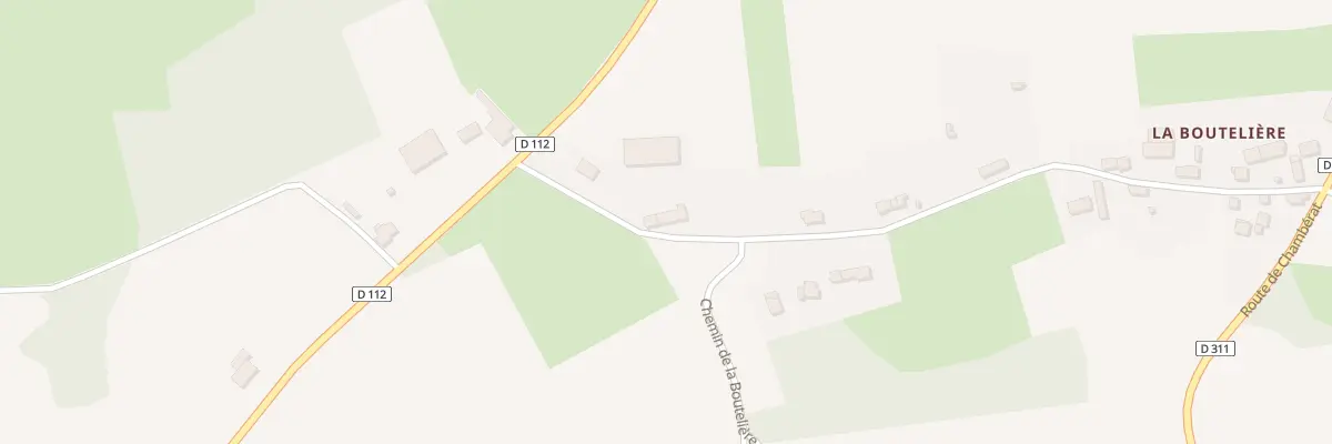 Plan du 5071 La Bouteliere à Courçais