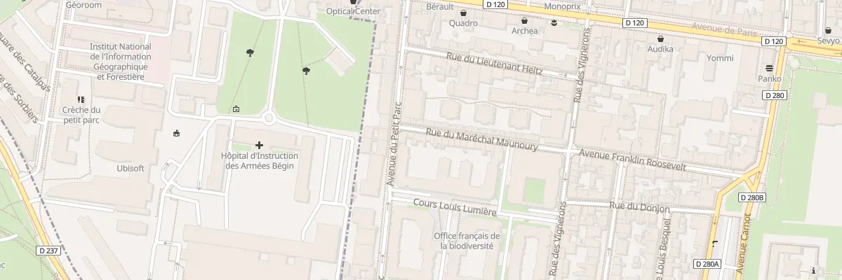Plan du 31 Rue du Mal Maunoury à Vincennes