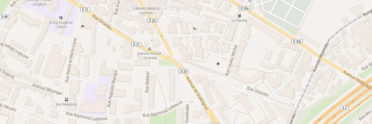 Plan du 71 Rue Girardot à Bagnolet