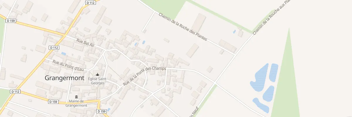 Plan du 21 Rue de la Porte des Champs à Grangermont