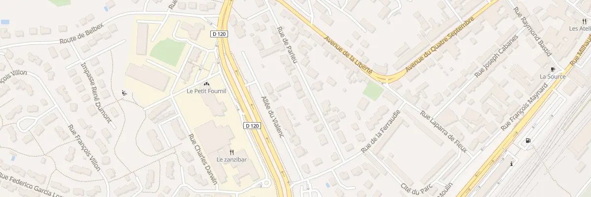 Plan du 24 Rue de Parieu à Aurillac