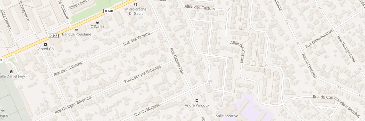 Plan du 27 Rue Gabriel Péri à Vigneux-sur-Seine