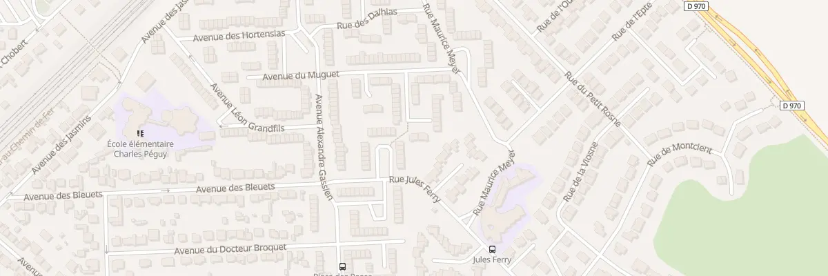 Plan du 3 Pl des Marguerites à Gonesse