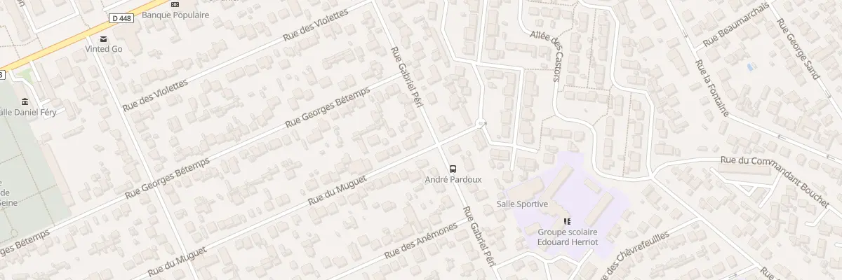 Plan du 28 Rue Gabriel Péri à Vigneux-sur-Seine