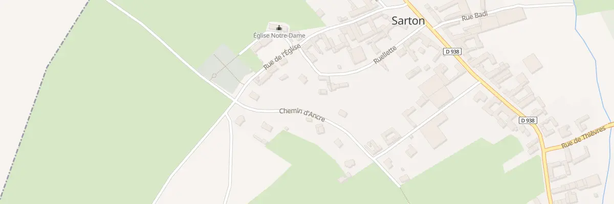 Plan du 6 Che d’Ancre à Sarton