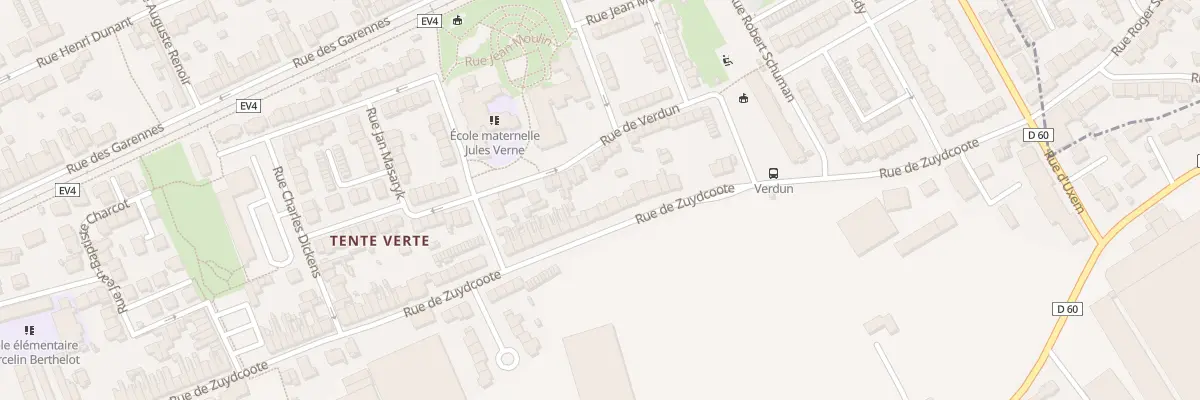 Plan du 739 Rue de Zuydcoote à Dunkerque
