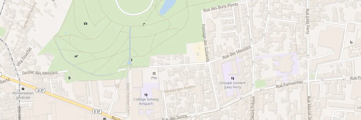 Plan du 48 Rue des Messiers à Montreuil