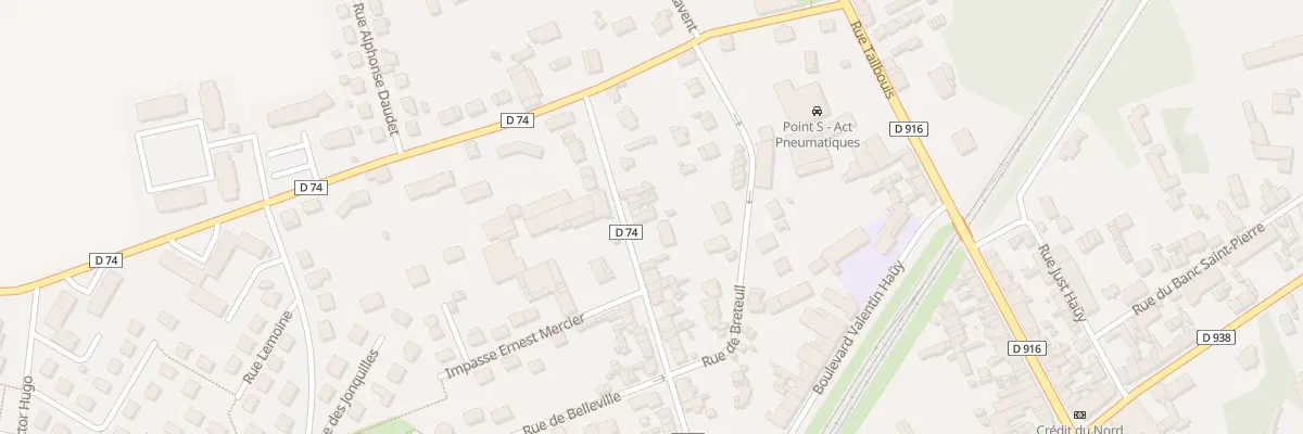 Plan du 26 Rue Ernest Mercier à Saint-Just-en-Chaussée