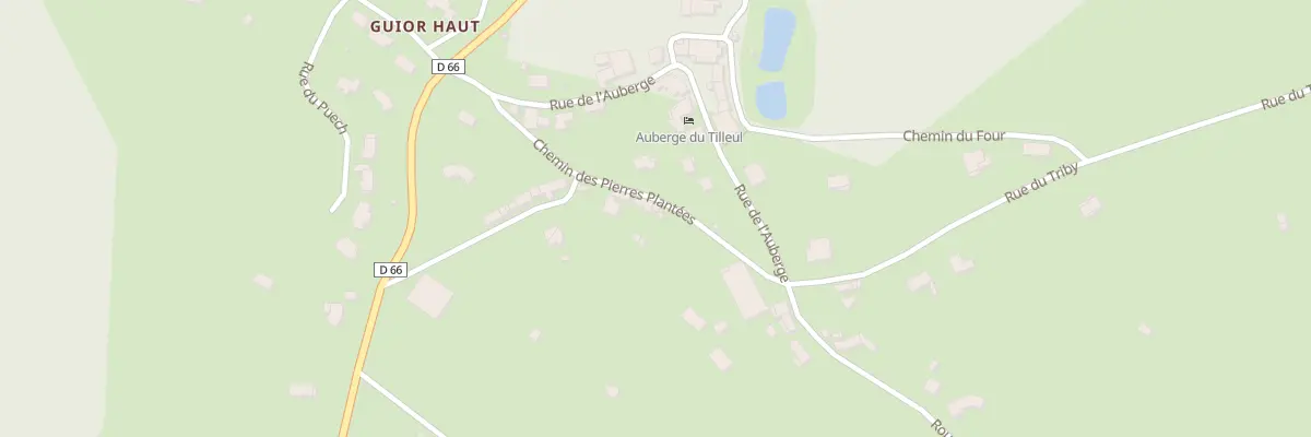 Plan du 11 Che des Pierres Plantées au Bez