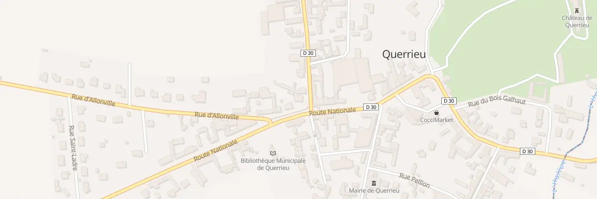 Plan du 1 Rue de la Cavée à Querrieu