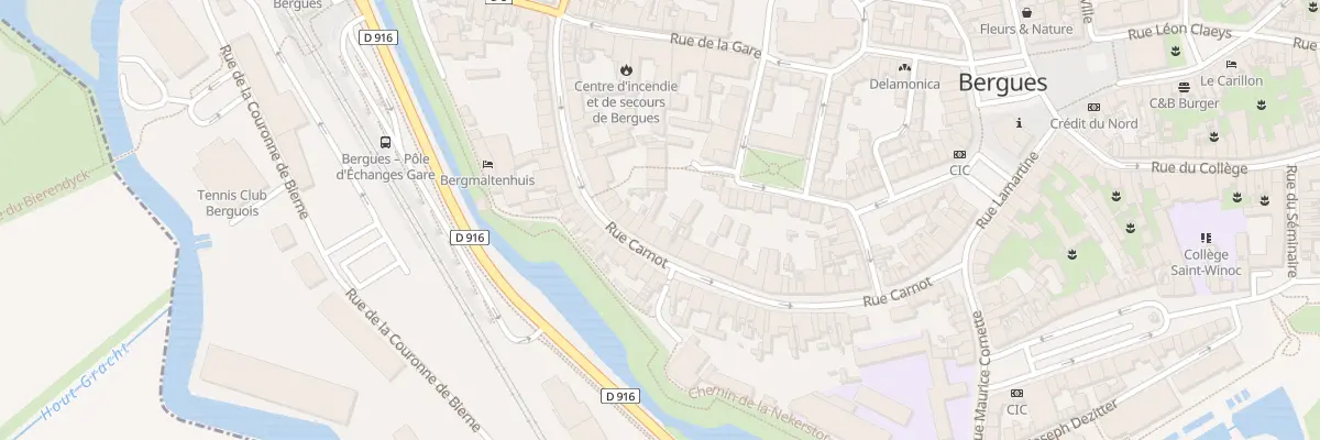 Plan du 34 Rue Carnot à Bergues