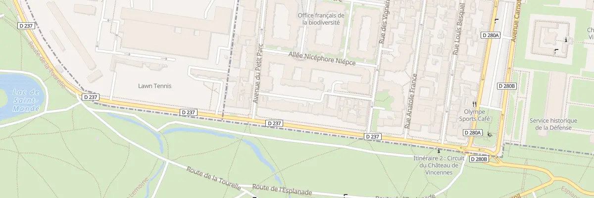 Plan du 38 Av des Minimes à Vincennes