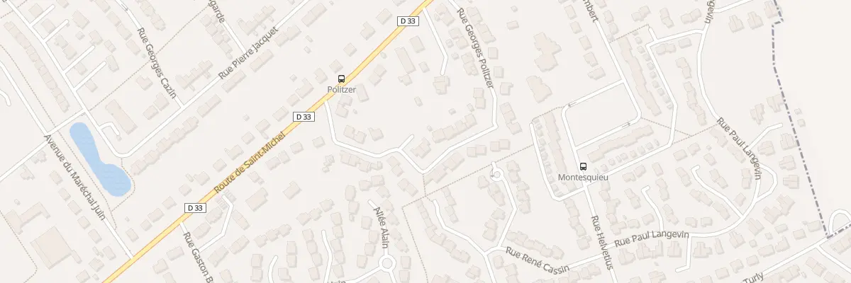 Plan du 13 Rue Georges Politzer à Bourges