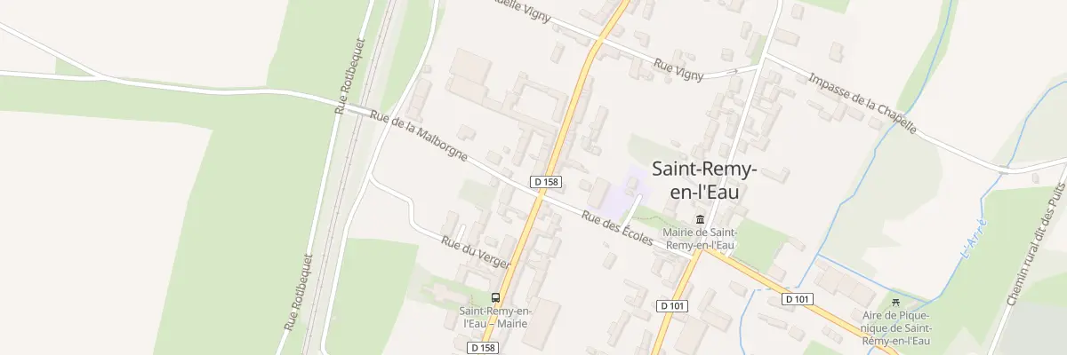 Plan du 28 Rue de l’Église à Saint-Remy-en-l’Eau