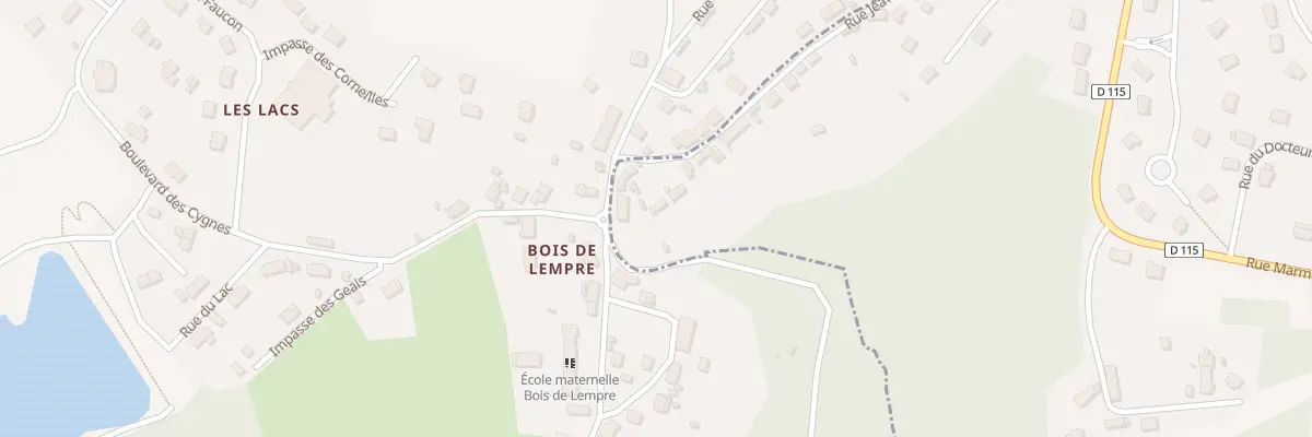 Plan du 5658 Rue Jean Louis Chabeaudy à Ydes