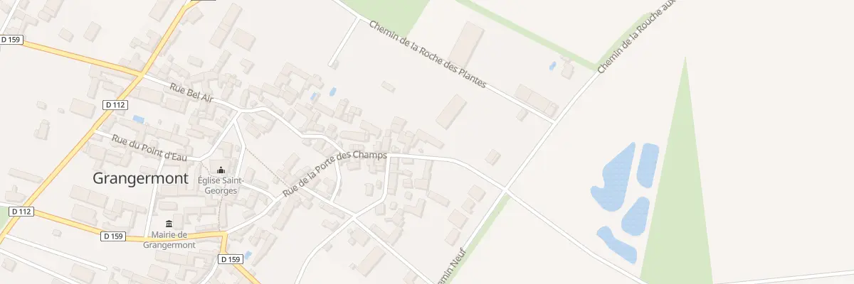 Plan du 23 Rue de la Porte des Champs à Grangermont