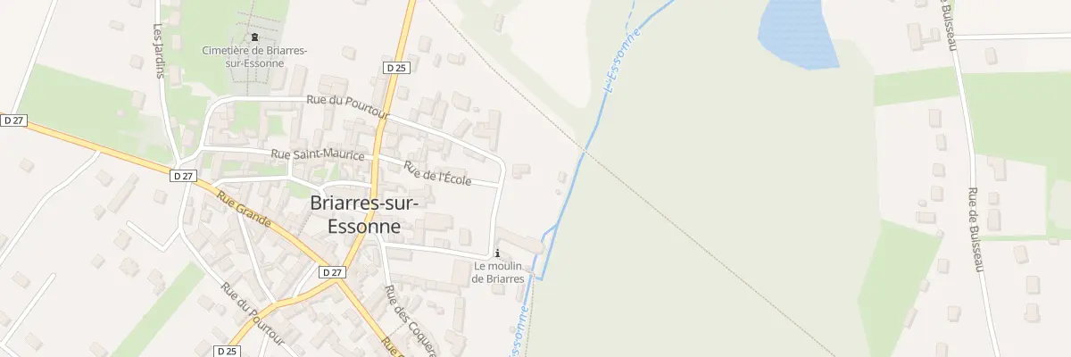 Plan du 727 Rue du Pourtour à Briarres-sur-Essonne