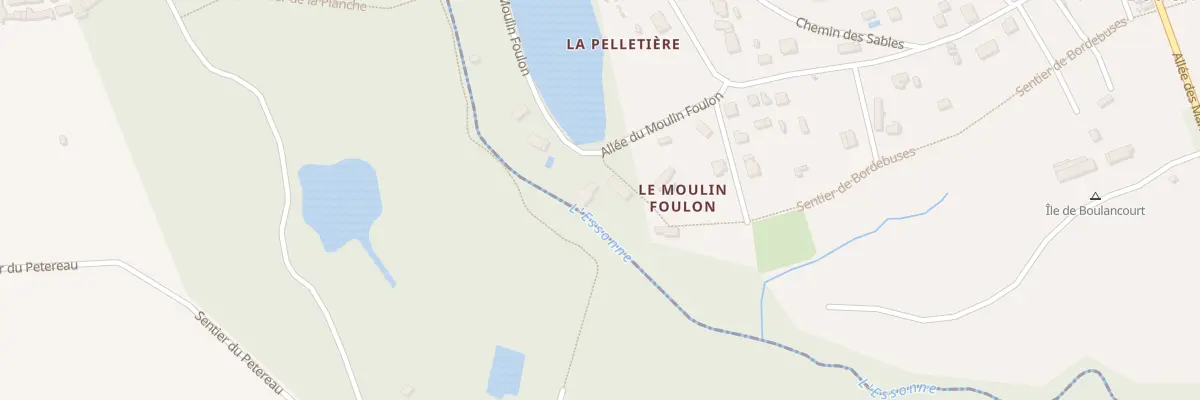 Plan du 5 All du Moulin Foulon à Boulancourt