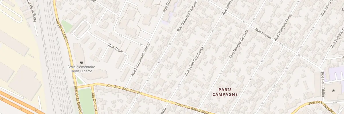 Plan du 73 Rue Edouard Vaillant à Drancy
