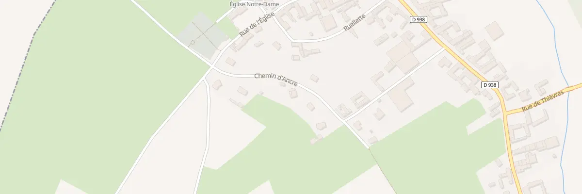 Plan du 3 Che d’Ancre à Sarton
