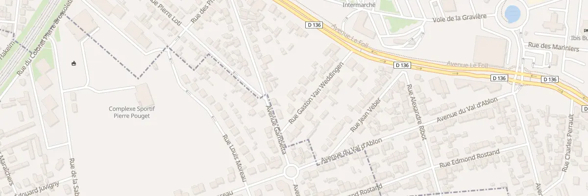 Plan du 5 Rue Gaston Van Weddingen à Villeneuve-le-Roi