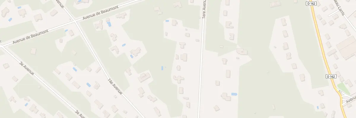 Plan du 61 Av 1ere Avenue à Lamorlaye
