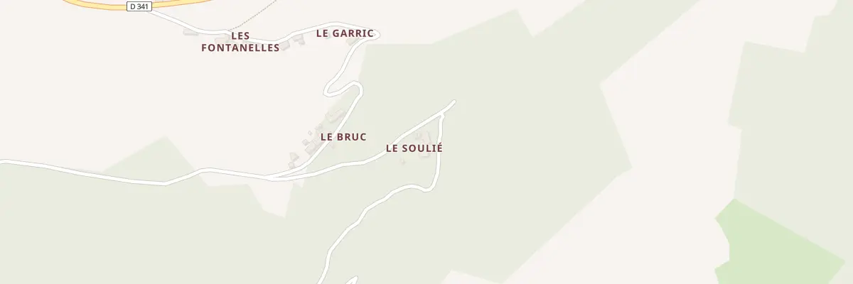 Plan du 5077 Le Soulié à Vieillevie