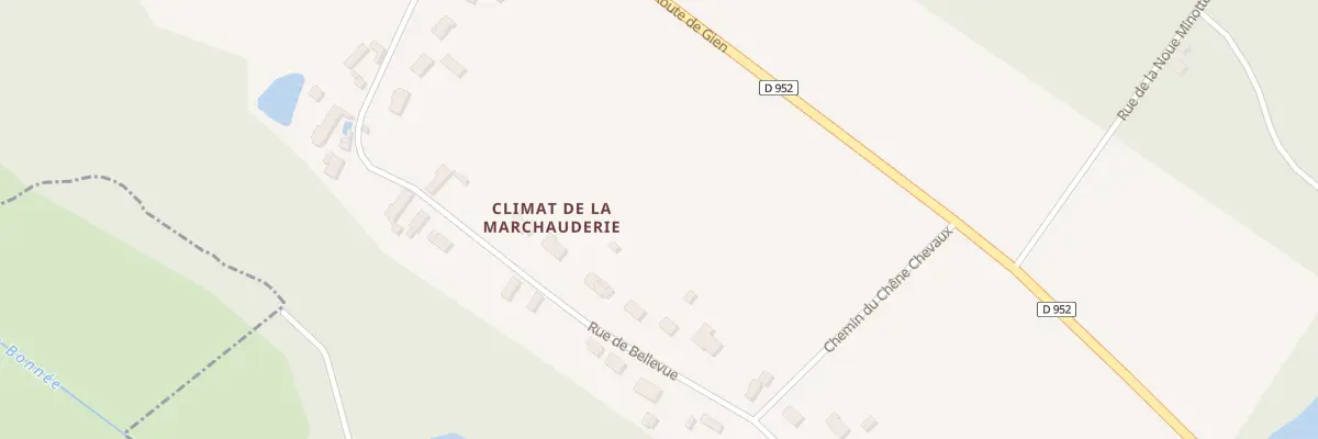Plan du 22 Rue de Bellevue aux Bordes
