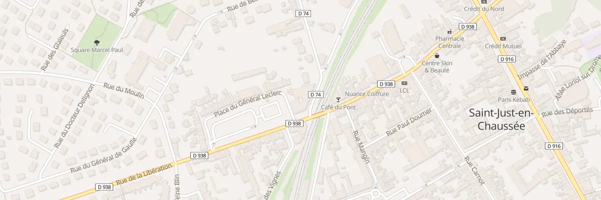 Plan du 13 Rue Valentin Hauy à Saint-Just-en-Chaussée