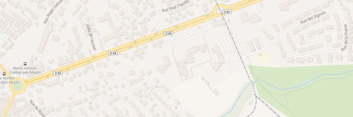 Plan du 92B Av de la République à Arnouville
