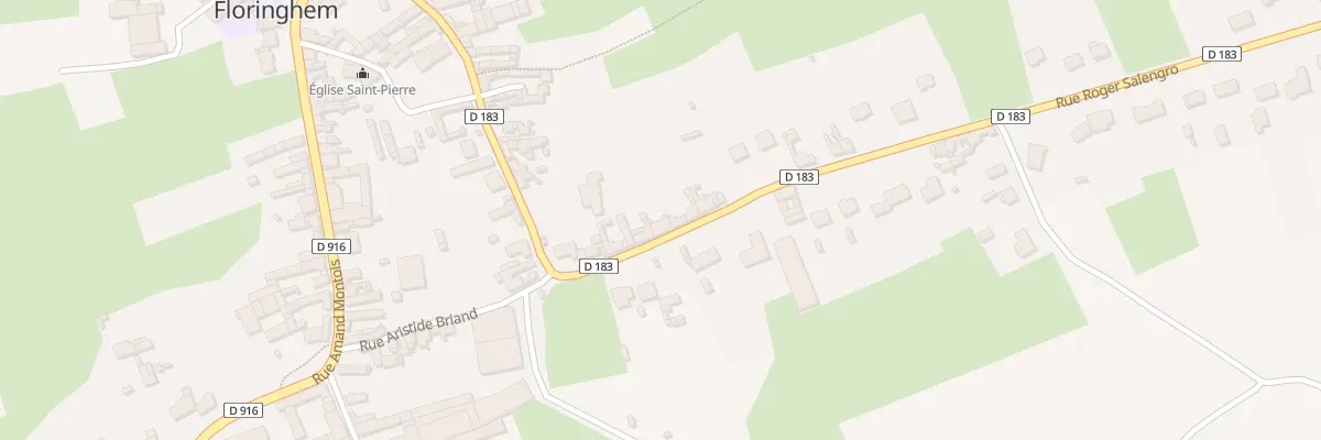 Plan du 51 Rue Roger Salengro à Floringhem