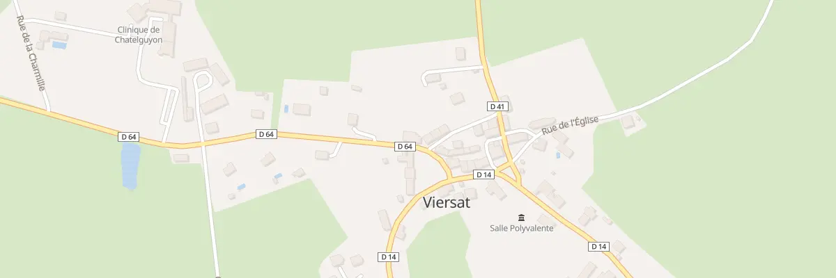 Plan du 4 Rue de Chatel Guyon à Viersat