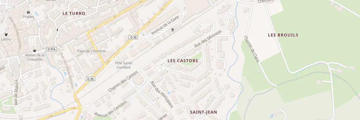 Plan du 8 Rue des Mimosas à Prades