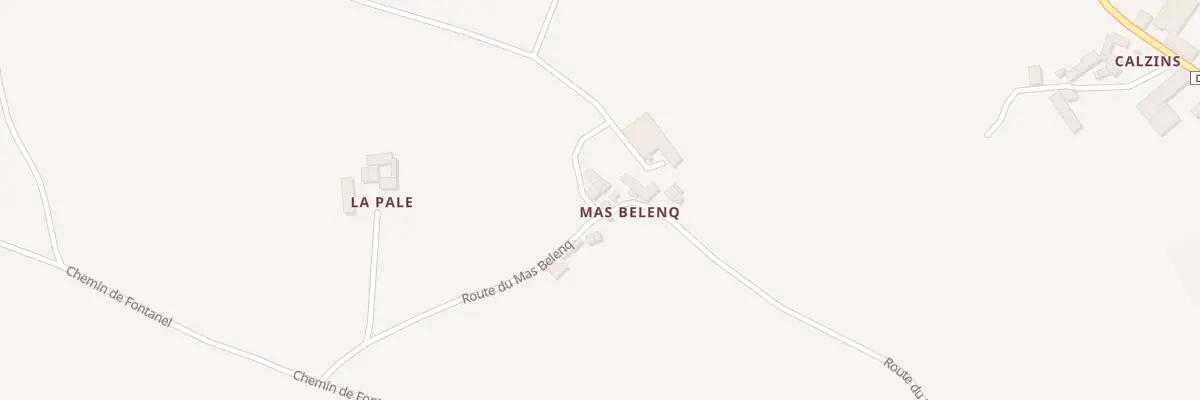 Plan du 5391 Mas Belenq à Moyrazès